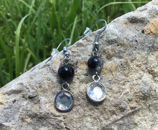 Glass Crystal Earrings