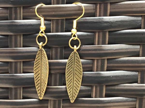 Solid Leaf Earrings