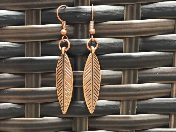 Solid Leaf Earrings