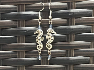 Silver Plated Seahorse Earrings