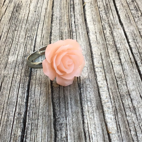Opaque Resin  Rose Ring
