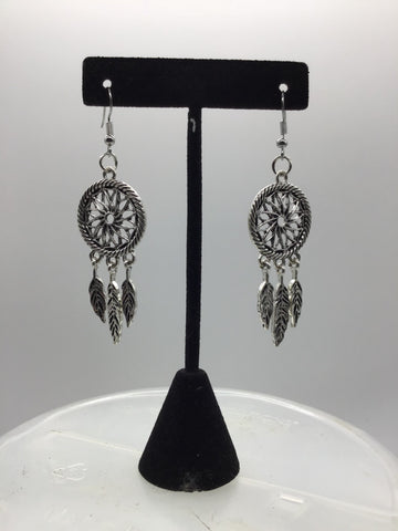 Symbolize Aztek Dream Catcher Earrings