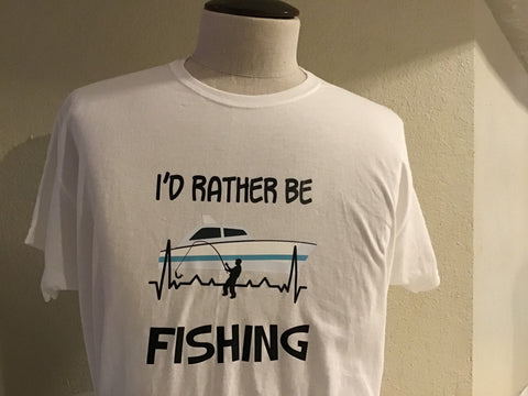 I’d Rather Be Fishing Tshirt