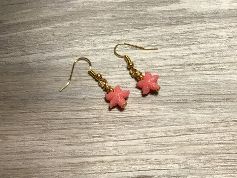 Starfish Earrings Resin