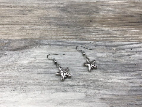 Starfish Silver plated Earrings
