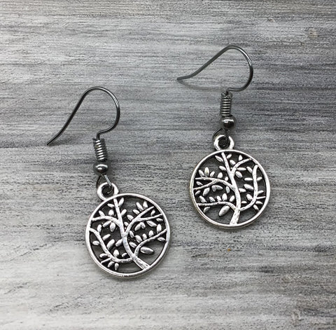 Tree of Life Earrings- Round