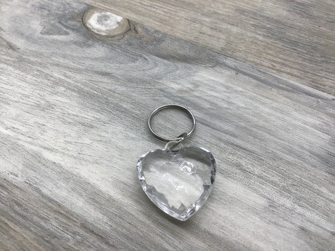 Crystal Heart Keychain