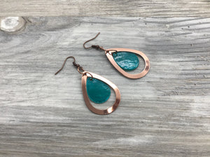 Copper Tears Earrings