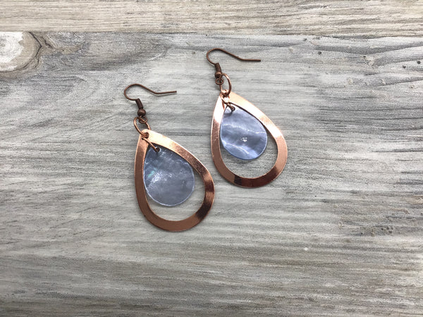 Copper Tears Earrings